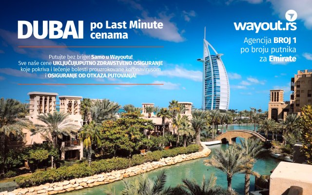 Dubai i Hurgada u novembru i decembru po last minute cenama